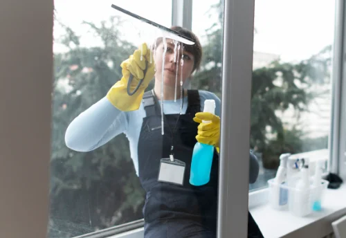 Nettoyage de vitres intérieures et extérieures à Leers
